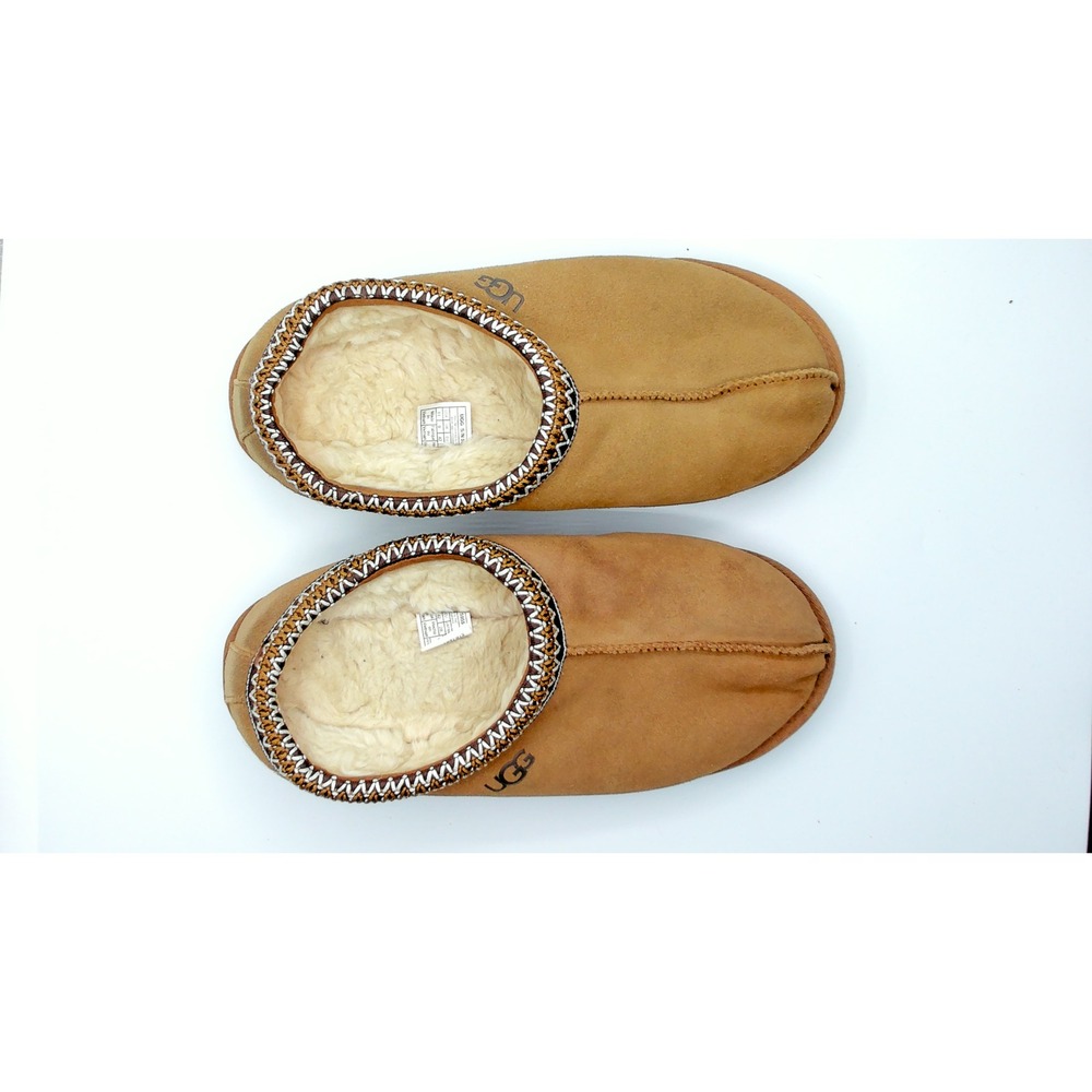 UGG Tasman Suede Slippers Chestnut Brown Mules 5950 Size EU 42